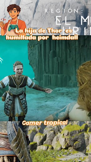 heimdall golpea a Thrud #fbpost2025シ #thor #viralvideoreelsfb #atreusgodofwar #GodofWar | Gamer tropical