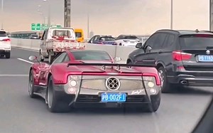 价值六千万的帕加尼ZondaF现身上海