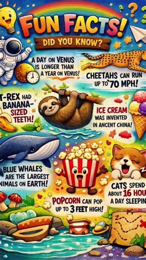 Did You Know These Fun Facts? 😲 #FunFacts #Shorts