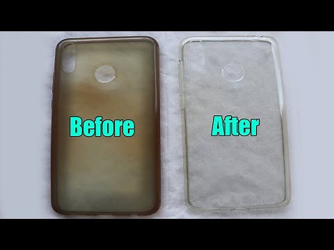 Clean Yellowness of Transparent Mobile Cover | once you see the result you will never do without it!