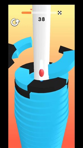 Stack Ball Falling Helix 3D Game #game #3D
