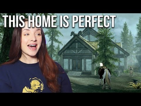 Mephala and making our house a Home🥰 | First Time Playing SKYRIM | LUCYJROBYN [47]