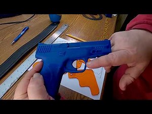 How to Draw a Leather OWB Pancake Holster Pattern for Smith&Wesson Shield M.2 4"