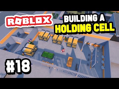 Building a Holding Cell in Roblox My Prison - #18