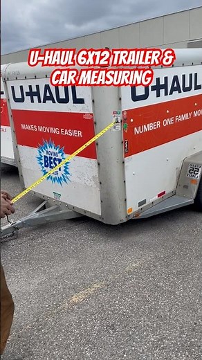 Some steps for preparing a U-Haul 6x12 Trailer for a Ferry.