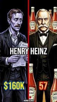 Henry J. Heinz | He went bankrupt with $160K in debt… and created the most famous ketchup 💀