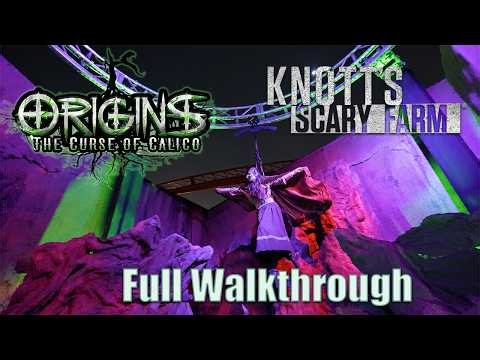 FINAL YEAR! ORIGINS The Curse of Calico Full Walkthrough | Knott's Scary Farm 2026