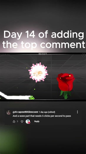 Day 14 of adding the top comment