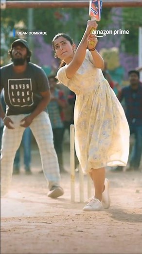Rashmika Mandanna Hits It Out Of The Park 🏏 | Vijay Devarakonda | Dear Comrade | #primevideoindia