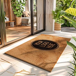 Your Logo Here Customized Welcome Mat - Your Logo Here Personalized Doormat - Your Custom Design Door Mat - Custom Coir Rug - Business Logo - Etsy