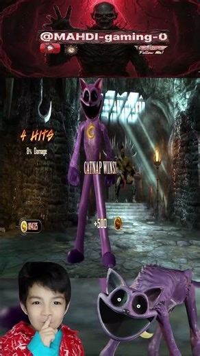 CATNAP VICTORY ANIMATION SHOWCASE! Poppy Playtime's Nightmare in MK9 Mod #shorts