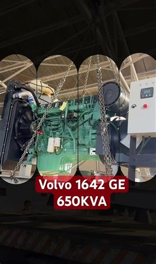 Volvo 1642 GE -650 KVA-6 cylander line-Electronic Governer-turbo charge