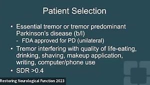 Movement Disorder Surgery Update