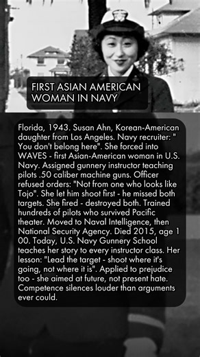 ⚓️👩‍✈️ FIRST ASIAN AMERICAN WOMAN IN NAVY