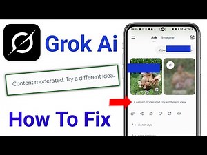 Fix Grok Ai Content moderated. Try a different idea problem | Content moderated Problem Grok Ai
