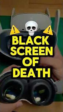 Quest Black Screen Explained! #vr #virtualreality #quest2 #quest3