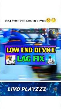 Lowen device 100% Lag Fix trick 🤫🤔 #bgmi #viral