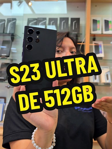 Samsung Galaxy S23 Ultra open box 12 512GB liberado - Q5,750