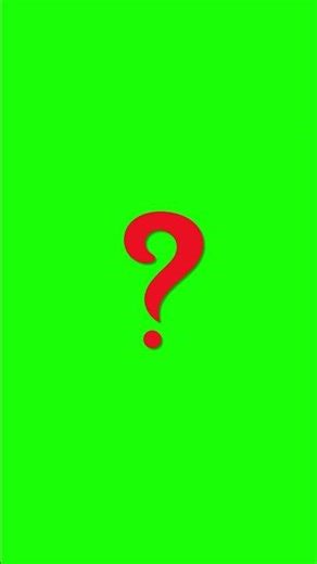 Question Mark green screen #greenscreen #question mark #aftereffects #viralvideo #animations #edit