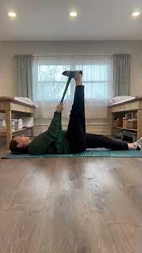 Adductor stretch with strap