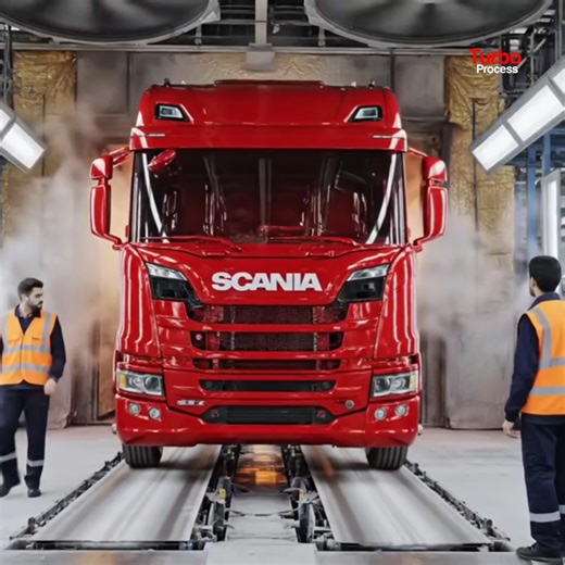 Inside the Scania Truck Factory Complete Production Process #ScaniaTrucks #HowItsMade #FactoryInside | Turbo Process