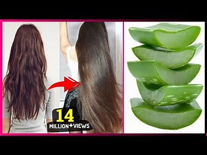 How To Grow Long and Thicken Hair Faster With Aloevera Gel !! Super Fast Hair Growth Challenge!