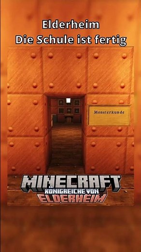 All classrooms of the Dwarf School | Elderheim #shorts #minecraft #minecraftideas