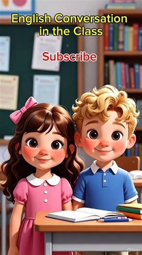 Easy English Conversation Between two Students in the Class.