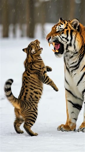 Epic Fight Between a Cat and a Tiger | 3D Animation Showdown