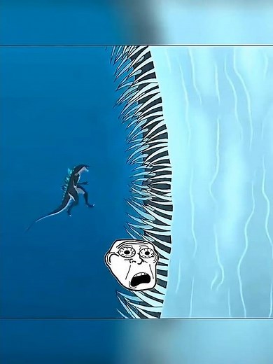 Godzilla Earth🆚Mega Sea Eater 🌊🔥 | Ultimate Ocean Kaiju Battle! #Shorts