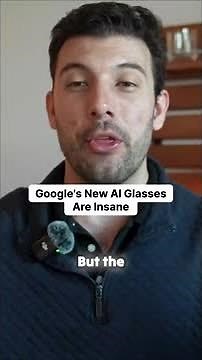 Google's New AI Glasses Are Insane