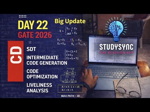 Day 22 | SDT, Code Generation & Optimization