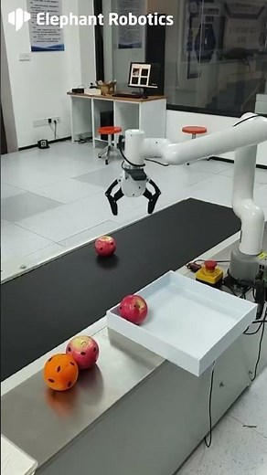 myCobot Pro 630 | See how 6-axis #cobot with force-controlled gripper achieves precise harvesting