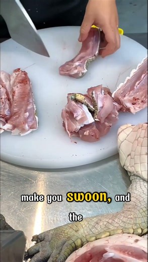 Why Crocodile Meat Is the Next Healthy Protein Trend 🐊🔥 #meat #treanding #crocodile #shorts