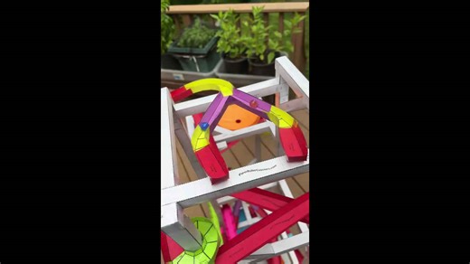 Paper roller coasters take TikTok by storm as racing marbles defy gravity