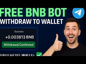 How I Earned BNB for FREE — Telegram Bot Tutorial + Withdrawal Proof(step-by-steps) #crypto2025