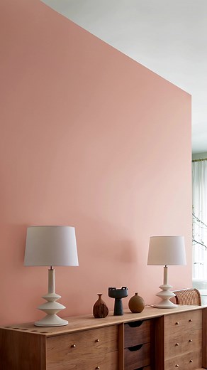 Planning to go bold with #ColorTrends2023? Start small! Pick one or two of your favorites to try out in smaller doses—think ceilings, trim, and the like—and explore new hues while still keeping the door open for lighter colors. Check out our tips in the video above, and buy a color sample now at https://bit.ly/3YArdeE. | Benjamin Moore