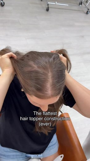 Our closed lace topper with two mini combs in front give you the most flush, flat, discreet solution to thin hair 🙌🏼 #hairtopper #silkorlace | Silk or Lace