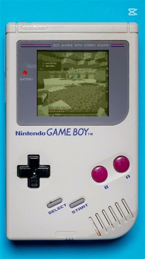 Minecraft on a GameBoy #minecraft #gameboy #shorts 😎