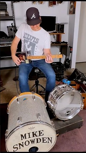 3 String Cigar Box Guitar Higher Ground Cover Open E tuning EBE #cigarboxguitar #CBG #higherground