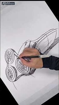 Drawing the Shaver Freehand | The Challenge of Modern Ergonomics