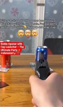 Bottle Opener with Cap Launcher – The Ultimate Party Icebreaker!