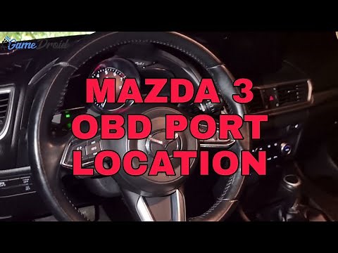 Mazda 3 2018 OBD Diagnostic Port Location 🚗👨‍🔧