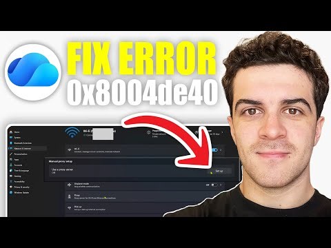 How To Fix Onedrive Error 0x8004de40 Or 0x8004de88 [2026 Guide]q