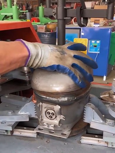 521K views · 615 reactions | Compressor shell cutting process- Good tools and machinery make work easy | Kuvartech | Facebook