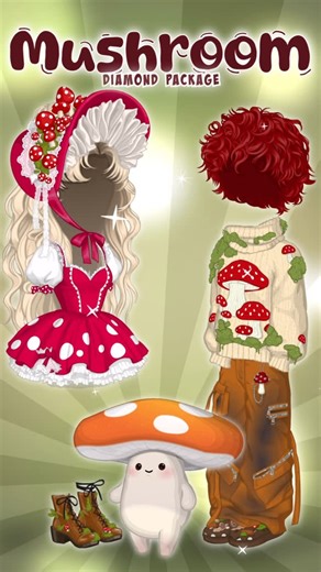 MovieStarPlanet on Instagram: "Have you ever looked at a mushroom and thought “This would make a nice pet” ? Well with the new #DiamondPack you can have your very own mushroom pal. Get in now on #MovieStarPlanet & #MovieStarPlanet2"