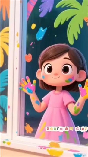 melukis dinding 😱#cartoon #kartun #short #animation #fyp