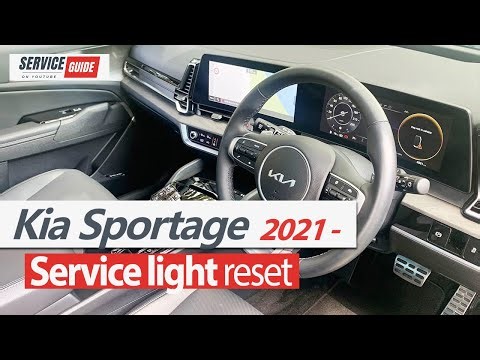 Kia Sportage 2021 -2026 Service Interval Reset Service Light