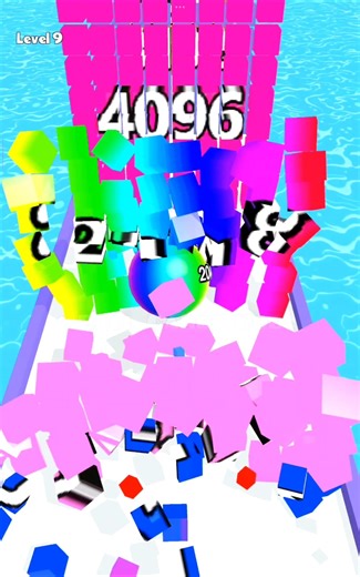 Rolling Ball Run 🔢🔥 | Clean Numbers & Perfect Control! #shorts