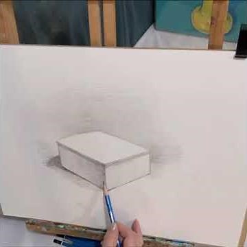 How to draw a box pencil drawing for beginners